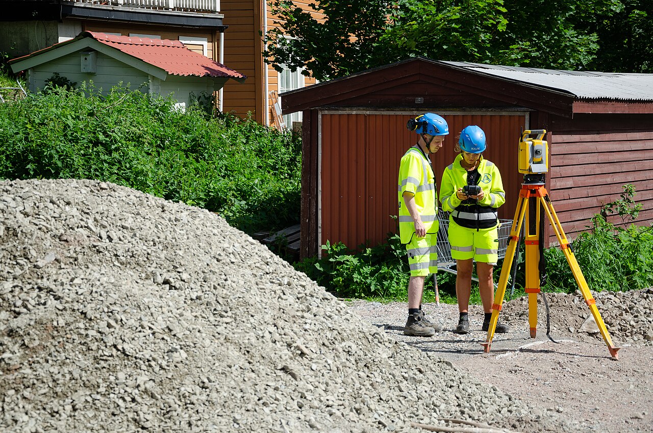 Relevé et étude sur le site avant travaux